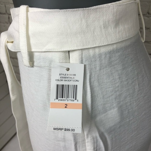 COPY - 1.state Tie-Waist Straight-Leg Pants Size 2 - Picture 5 of 14